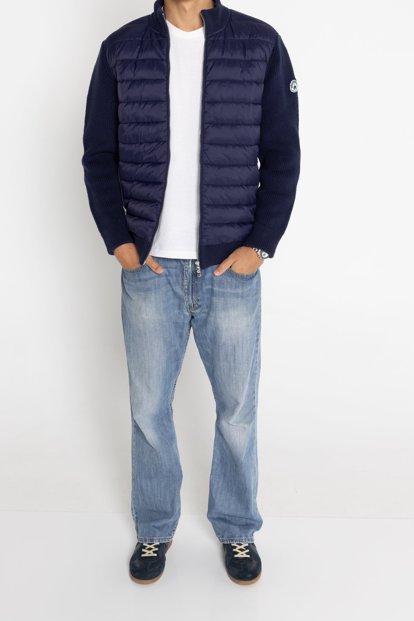 NAVY HYBRID JACKET