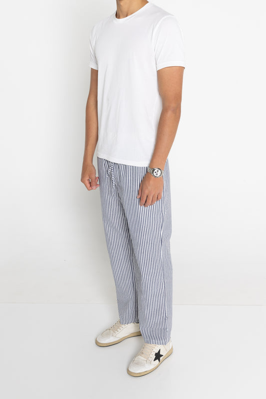 MONACO STRIPED LINEN PANTS