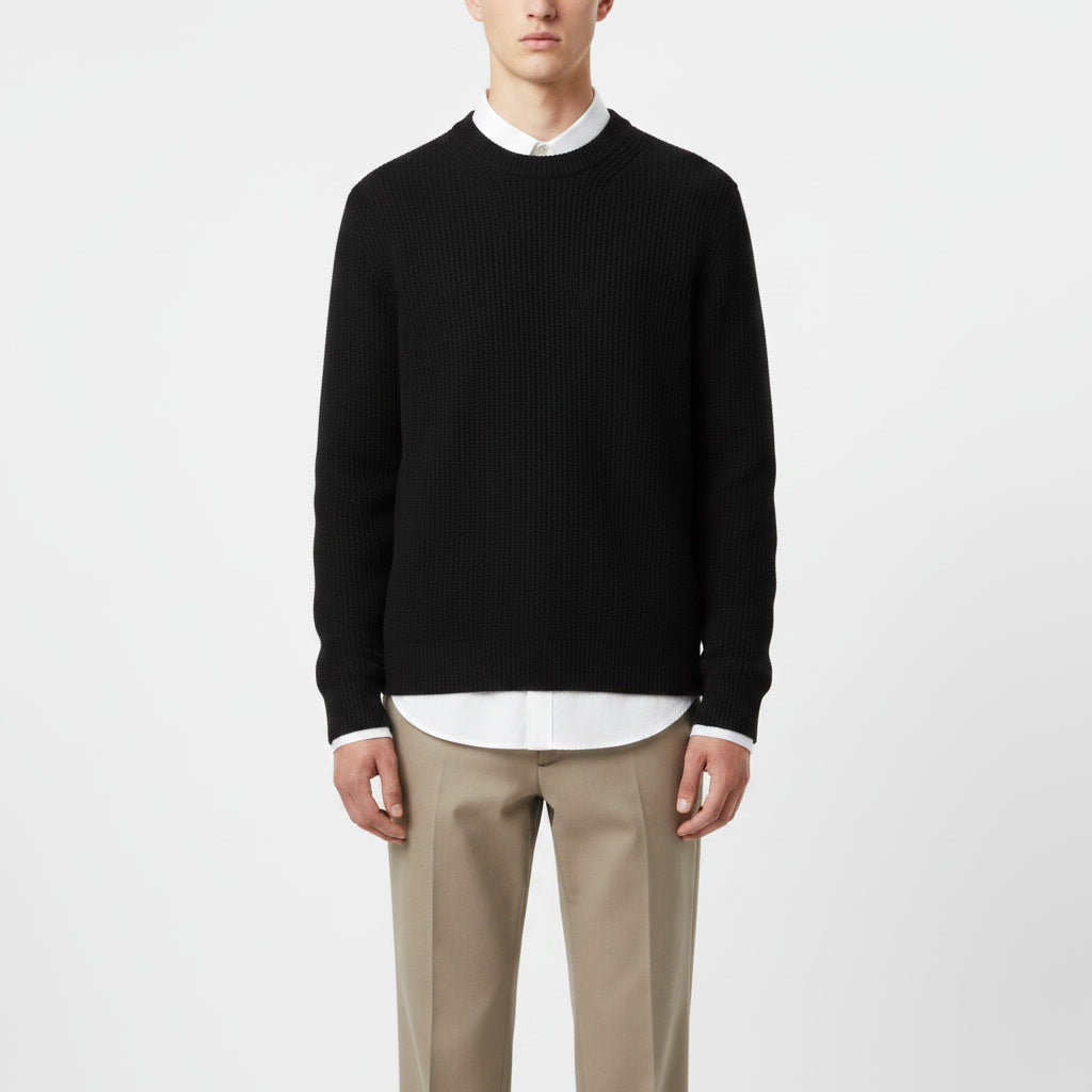 Cashmere Sweater — Black