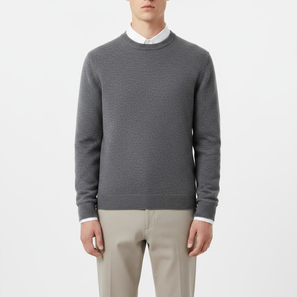 Cashmere Sweater — Dark Grey