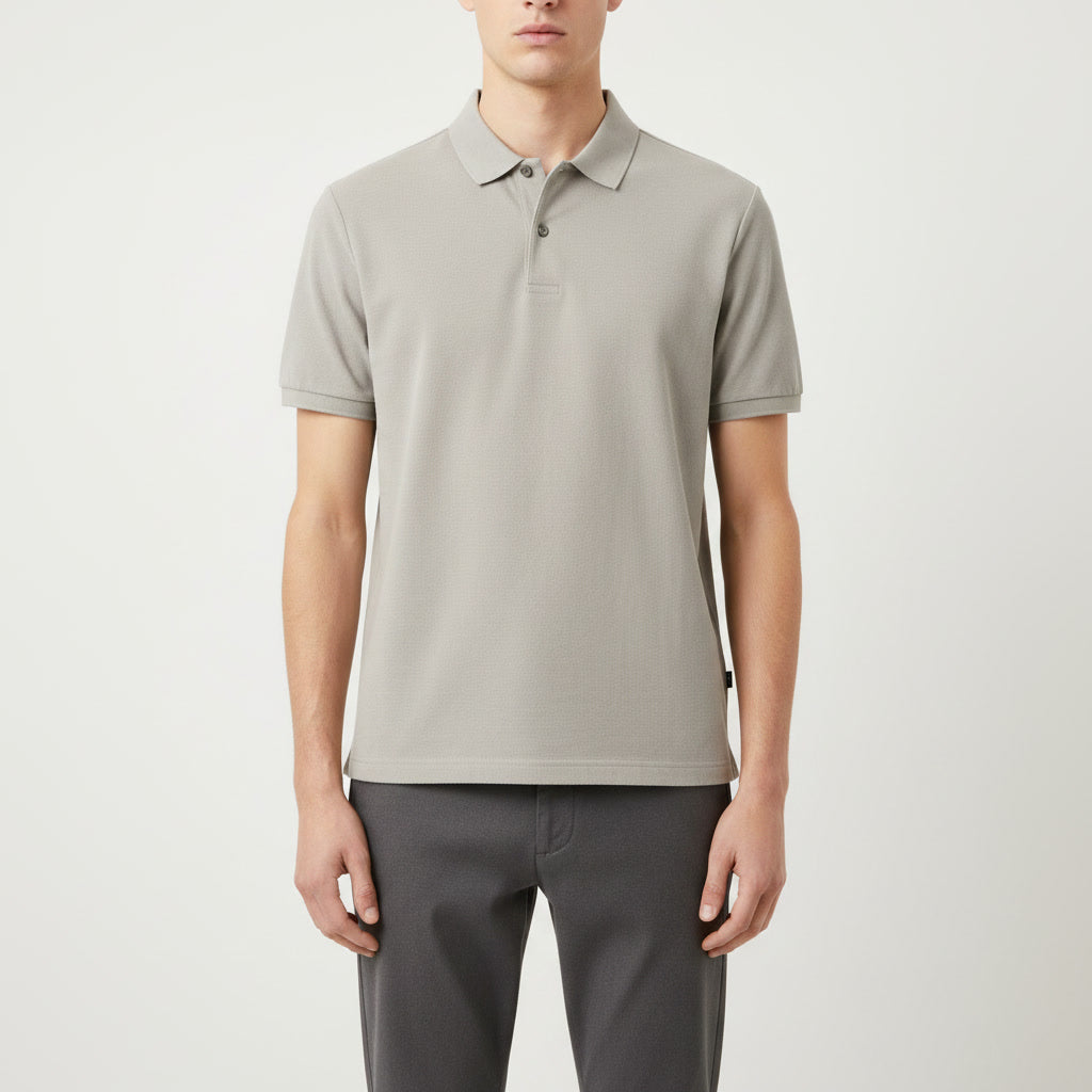 Polo Shirt — Light Grey