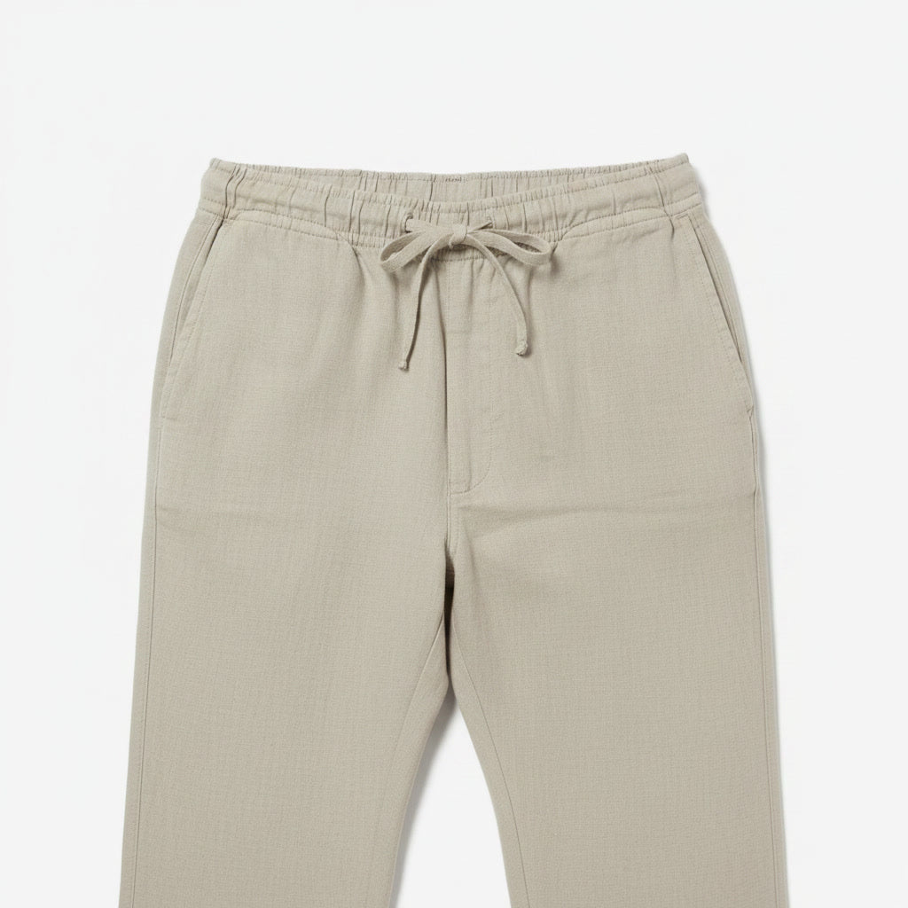 Linen Pants — Beige