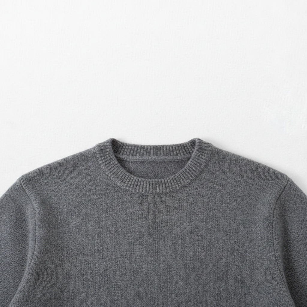 Cashmere Sweater — Dark Grey