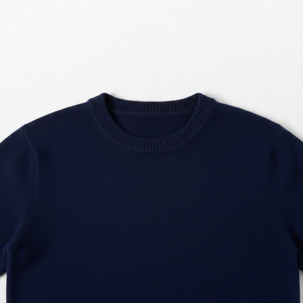 Cashmere Sweater — Navy