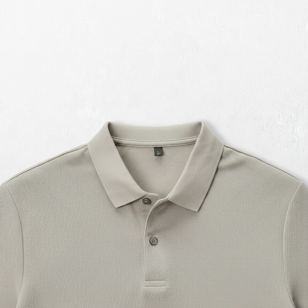 Polo Shirt — Light Grey