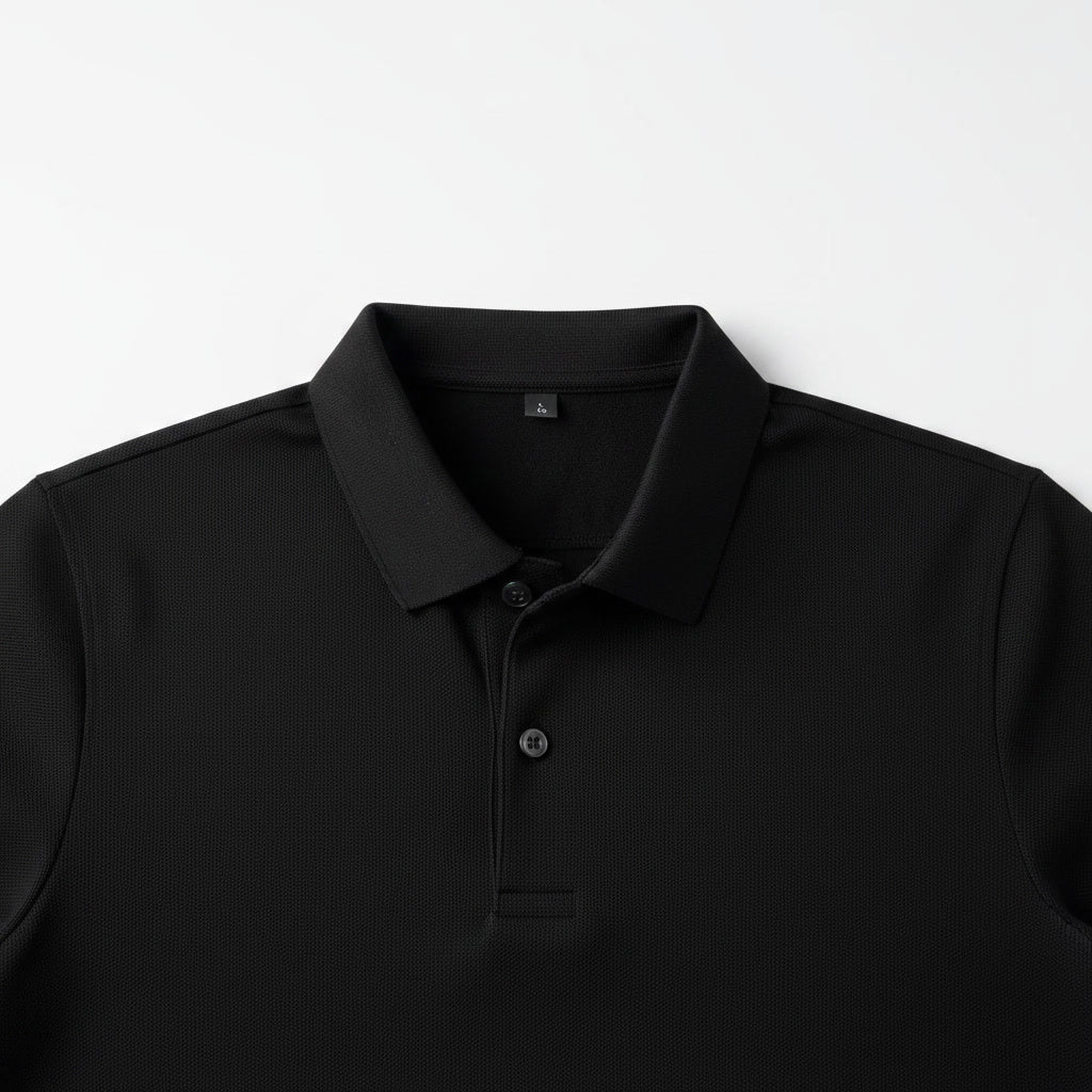 Polo Shirt — Black