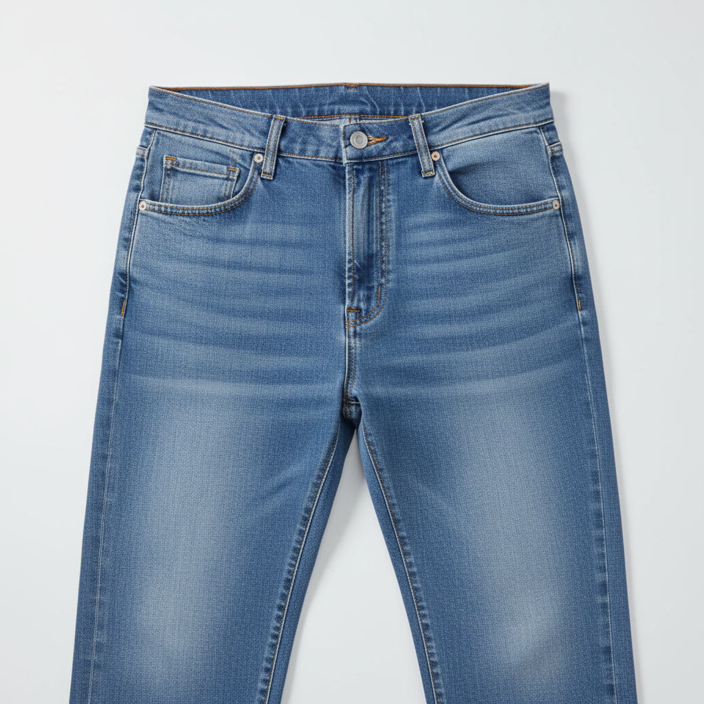 Straight Fit Jeans — Vintage Blue