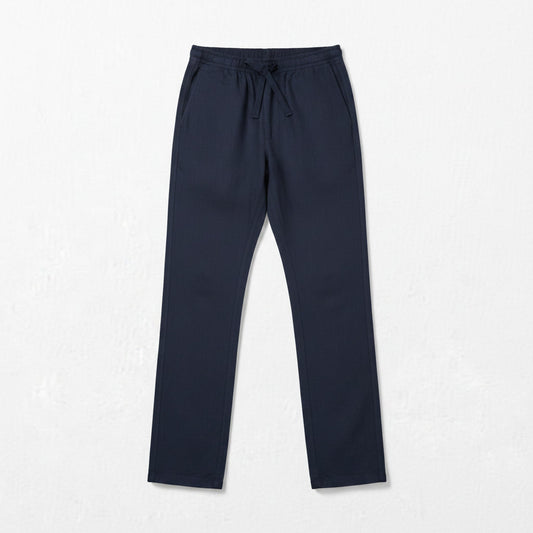 Linen Pants — Navy