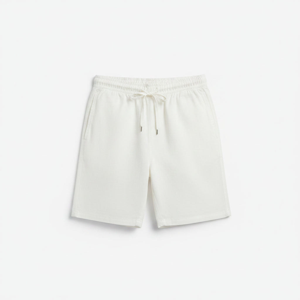 Linen Shorts — White