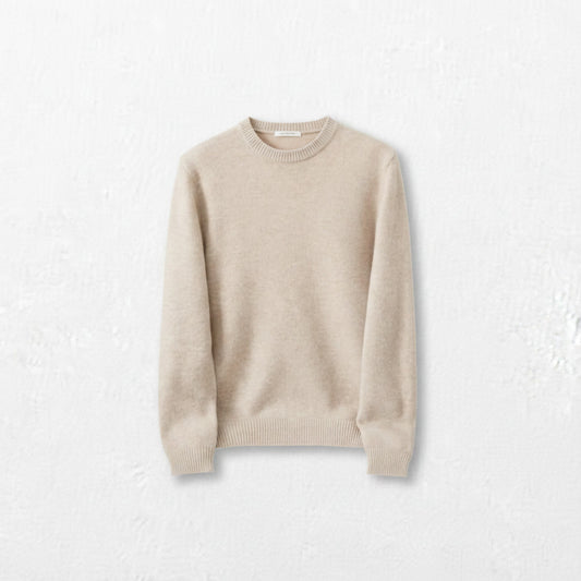 Cashmere Sweater — Beige