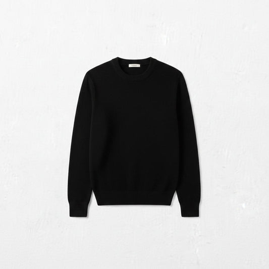 Cashmere Sweater — Black