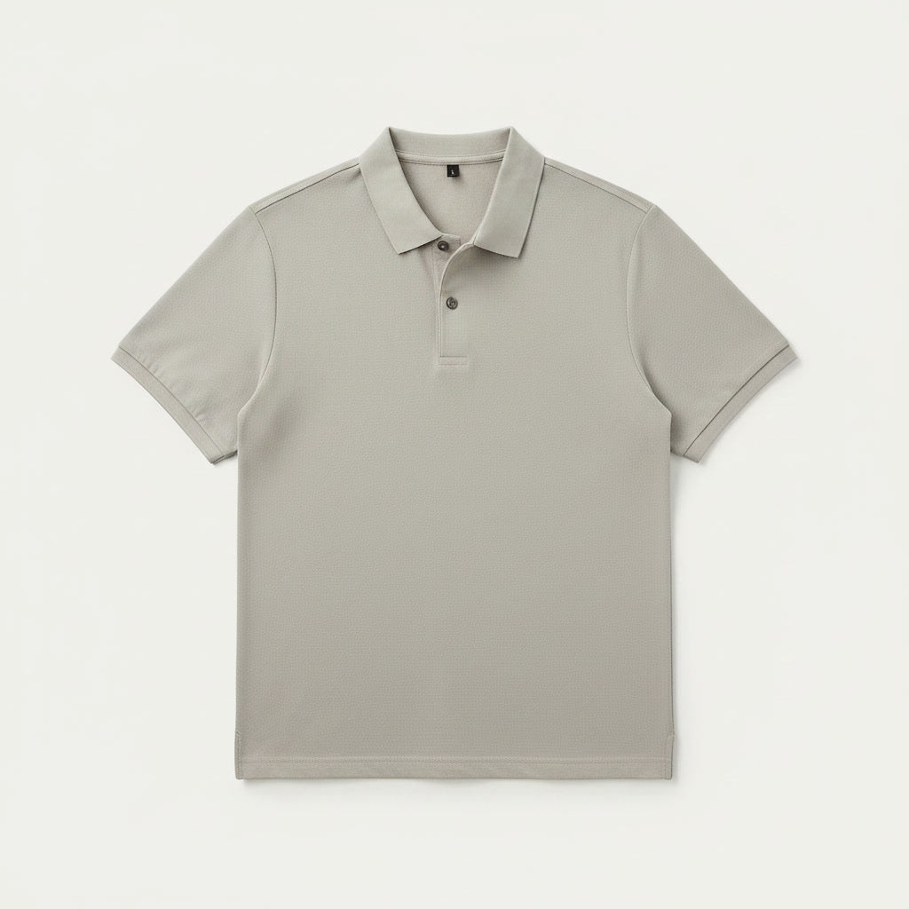 Polo Shirt — Light Grey