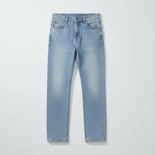 Straight Fit Jeans — Light Blue