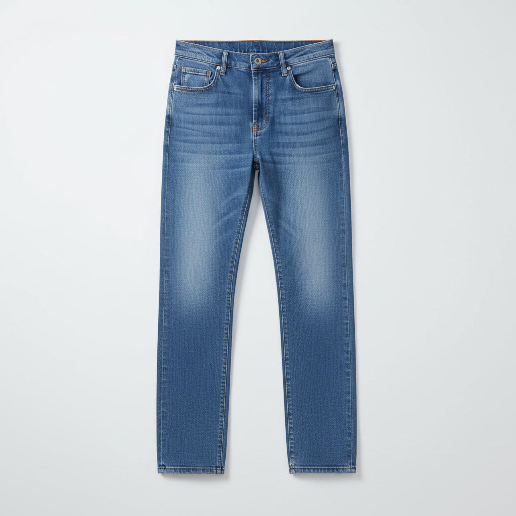 Straight Fit Jeans — Vintage Blue